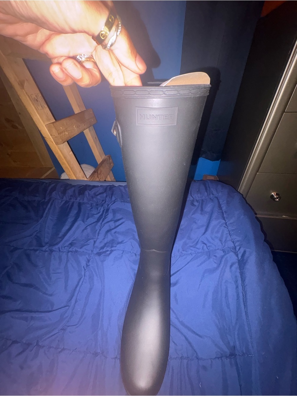 Hunter Classic Black Boots - Picture 9 of 10